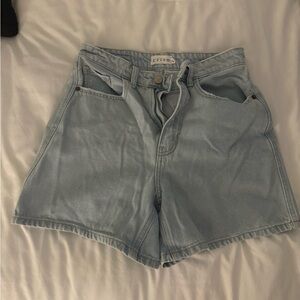 Cello Light Blue Jean Shorts